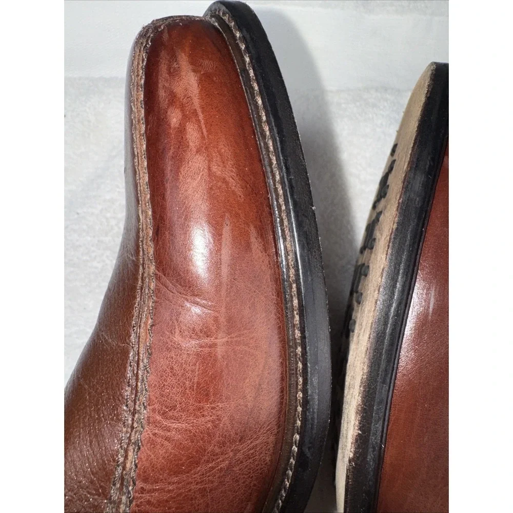 BOSTONIAN First Flex‎ Men's Brown Leather Slip On Loafer 22816 Size 10.5 M